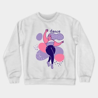 girl dancing Crewneck Sweatshirt